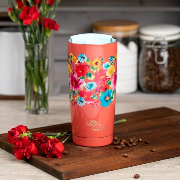 The Pioneer Woman Other - 2020 HTF 🌺 New Pioneer Woman 20 oz Maverick Breezy Travel Tumbler, Coral/Pink